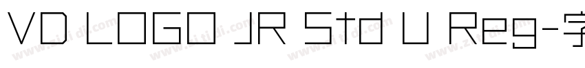 VD LOGO JR Std U Reg字体转换 VD LOGO JR Std U Reg字体转换